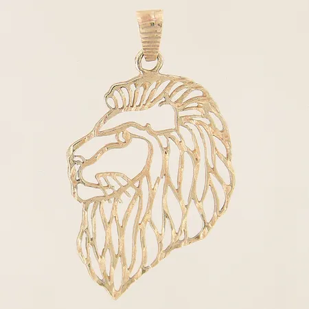 Hänge motiv av lejon 45x25mm 14K Vikt: 3,3 g