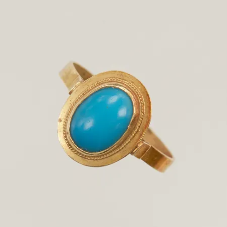 Ring stl18,5 bredd:2,5-14mm med sten 14K 2,6g.