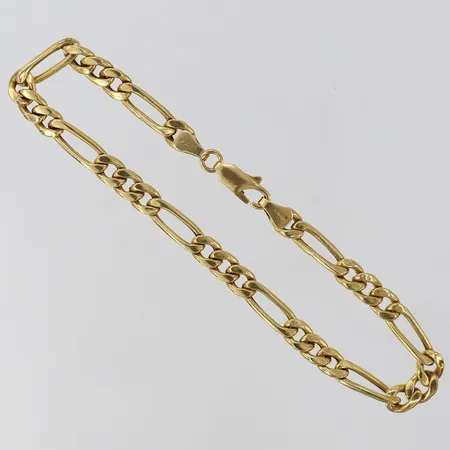 Armband Figaro längd 20cm bredd ca 5mm 18K Vikt: 5,8 g