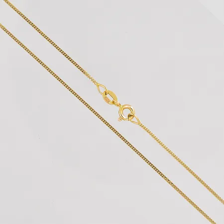Kedja Pansar längd 38cm bredd 1mm SCO 18K Vikt: 1,9 g