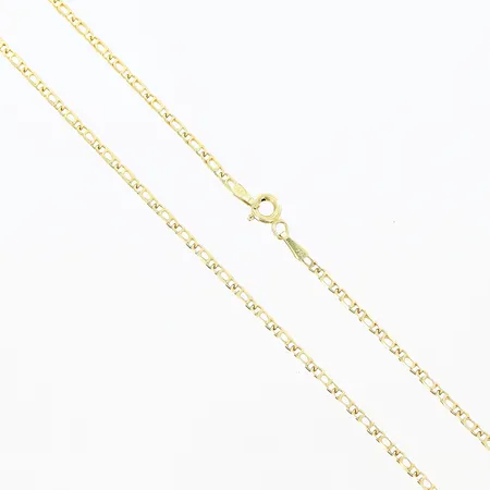 Kedja längd 45,5cm bredd 2mm 18K Vikt: 5,1 g