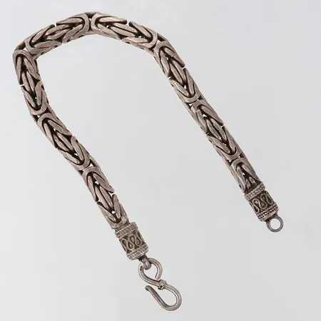 Armband Kejsarlänk längd 21cm bredd 6mm Silver 925/1000. Vikt: 43,5 g