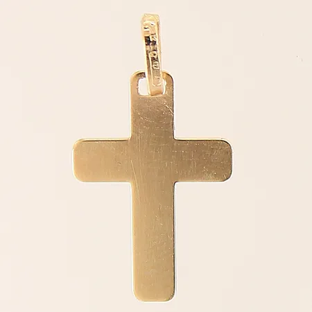 Hänge kors 22x12mm 18K Vikt: 0,5 g