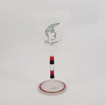 Pokalglas For You Ulrica Hydman Vallien Kosta Boda, höjd ca 17cm, signerad samt numrerad 98947 Skickas med paket.