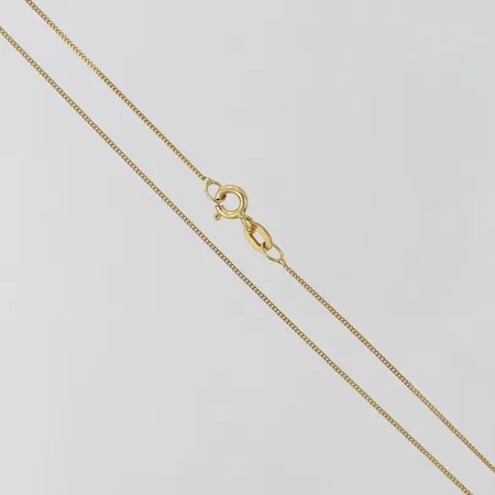 Kedja Pansar längd 45,5cm bredd ca 0,7mm 9K Vikt: 1 g