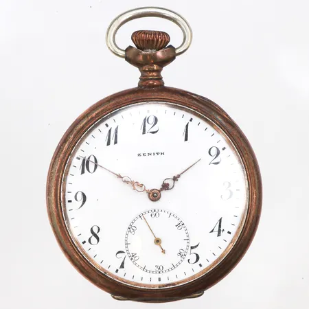 Fickur Zenith Grand Prix, 52mm, boettnr: 3004623 1371, verknr: 2203203, innerboett i metall, 800/1000 silver, bruttovikt: 99,6g