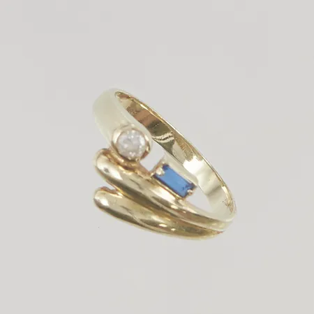 Ring stl 17,5 bredd:3-10,5mm 14K 2,6g.