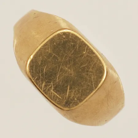 Klackring stl:22 bredd 12,3mm repig ostämplat 18K Vikt: 5,7 g