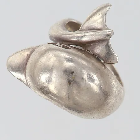 Ring Delfin stl:15½ bredd 4,5-21,5mm Silver 925/1000. Vikt: 9,9 g