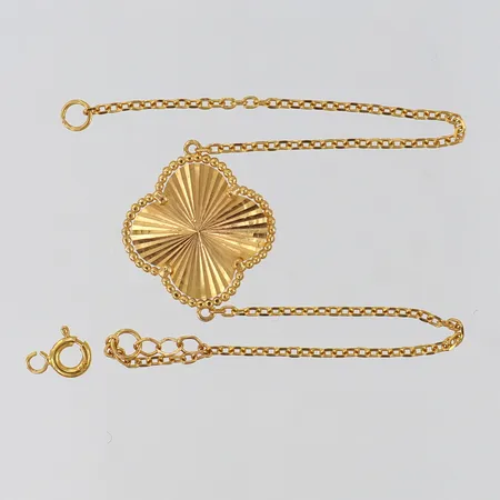 Armband defekt 21K. Vikt: 2,6 g