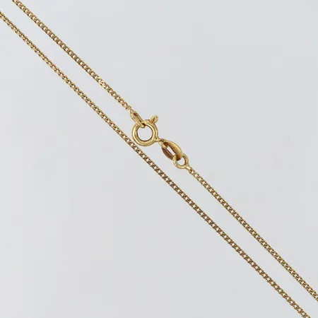 Kedja Pansar längd 51cm bredd 1,3mm 18K. Vikt: 3,4 g