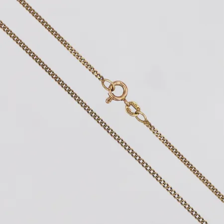 Kedja längd 47cm, bredd 2mm importstämpel 14K Vikt: 4,6 g