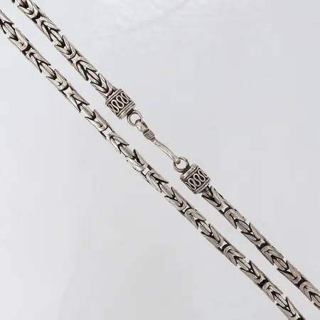 Kedja Kejsar längd 54,5cm bredd 6mm Silver 925/1000. Vikt: 95,4 g
