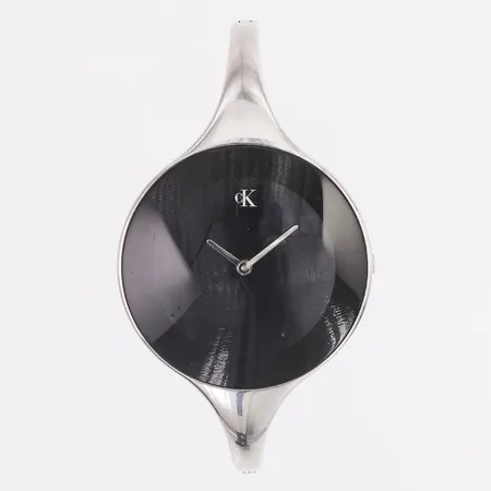 Damur Calvin Klein, stål, quartz, Ø34mm, ref: K28231, safirglas, stel länk ca 61x45mm, batteribyte, i etui