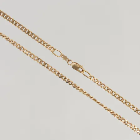 Kejda 45cm bredd:2,7mm, Pansar 18K 11,8g.