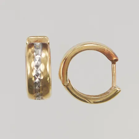 Örhängen 12mm GHA 18K 1,5g.