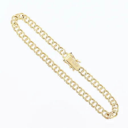 Armband Bismarck 18,5cm bredd 4mm, 18K Vikt: 7,2 g