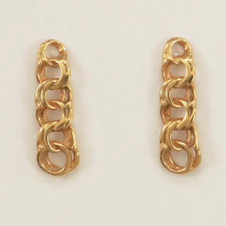Ett par örhängen Bismarck 14x4,2mm 18K Vikt: 1 g