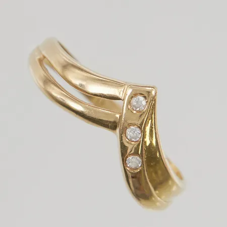 Ring stl18 bredd:2-8mm 18K 2,2g.