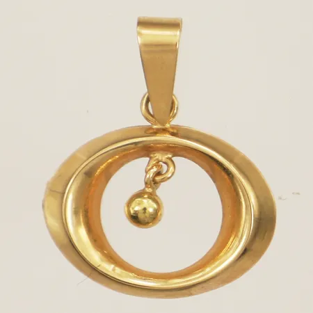 Hänge Ø17mm 18K Vikt: 0,9 g