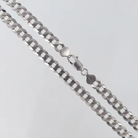 Kedja Pansar längd 51cm bredd 7,5mm Silver 925/1000. Vikt: 32,8 g