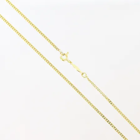 Kedja Pansar längd 41cm bredd 1,5mm 14K  Vikt: 4,3 g