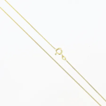 Kedja Pansar längd 40cm bredd 1mm 14K Vikt: 1,5 g