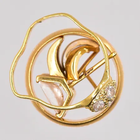 Diverse guld defekt stenar gravyr 18K Vikt: 7,6 g