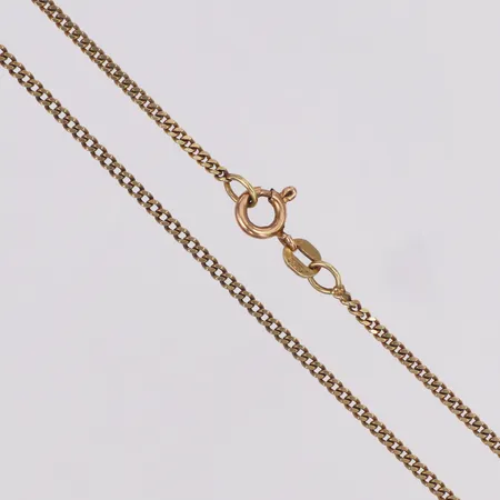Armband platta längd ca 16cm, bredd 2mm, FBM 14K Vikt: 1,9 g
