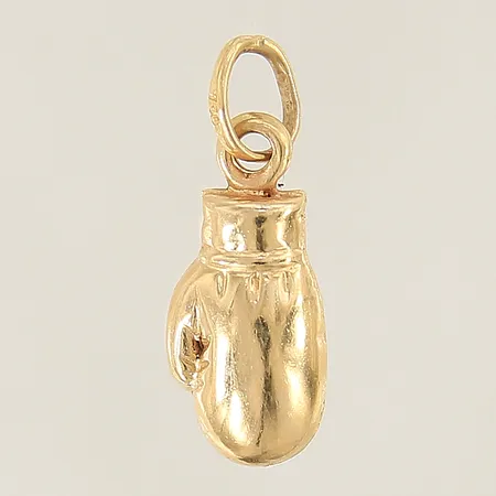 Hänge motiv av boxningshandske 22x8,6mm 18K Vikt: 1,4 g
