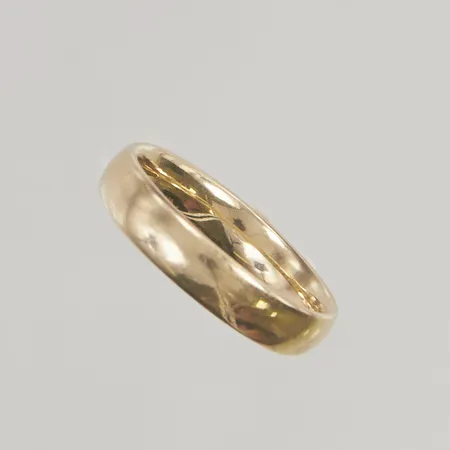 Ring stl20¼ bredd:4,9mm ihålig 18K 3,1g.