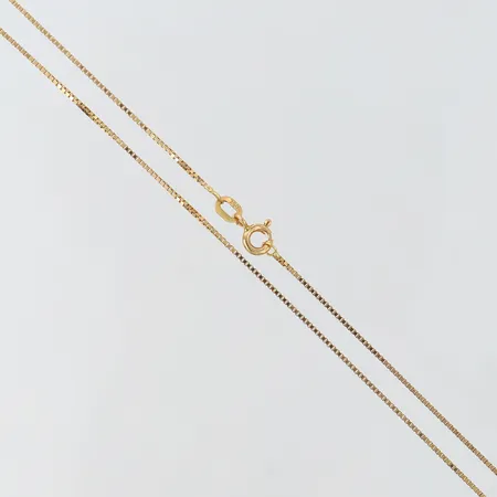 Kedja Venezia längd 45cm bredd ca 0,8mm GHA18K Vikt: 2,6 g