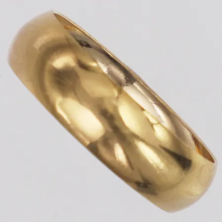 Ring slät stl:18, graverad, 18K Vikt: 1,7 g