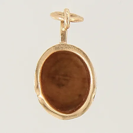 Hänge "potta" 14x6mm bucklig18K Vikt: 0,6 g