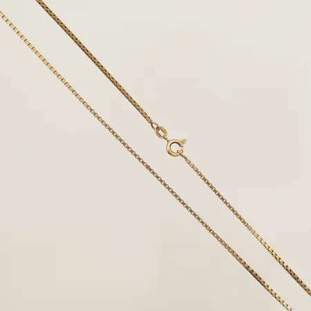 Kedja Venezia 47,5cm bredd 1,3mm 18K Vikt: 6,7 g