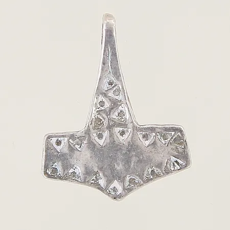 Hänge Tors Hammare 20x15mm silver 925/1000 Vikt: 1,6 g