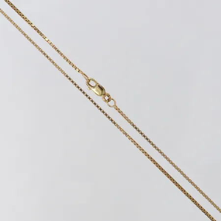 Kedja Venezia längd 52,5cm bredd ca 1mm, 14K Vikt: 5,8 g
