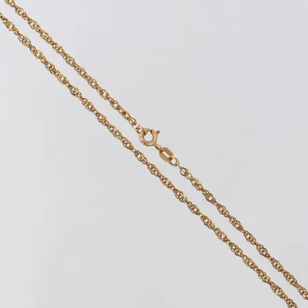 Kedja Singapore längd 44,5cm bredd ca 2,3mm GHA 18K Vikt: 4,1 g