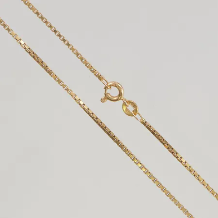Kedja 37,5cm bredd:1,2mm Venezia 18K 4,9g.