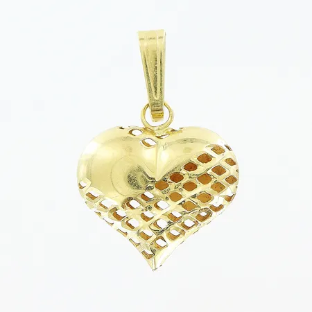 Hänge 20x14mm, defekter/tilltryckningar 18K Vikt: 0,7 g