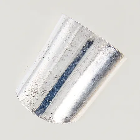 Ring stl 14 bredd 20mm ställbar skena silver 925/1000 Vikt: 6,6 g