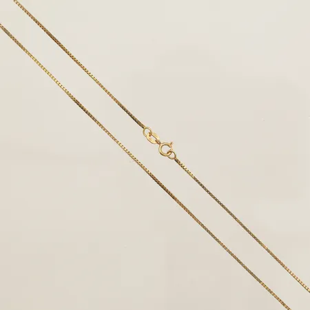 Kedja Venezia 50cm bredd 0,9mm 18K Vikt: 3,6 g
