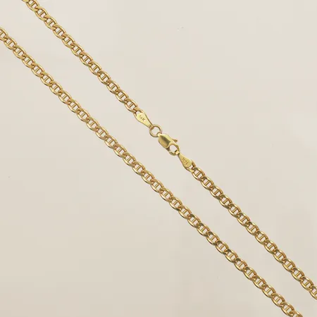 Kedja 46,5cm bredd 3mm 14K Vikt: 4,9 g