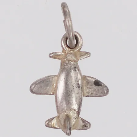 Hänge flygplan längd 15mm bredd 1mm silver 925/1000 Vikt: 0,6 g