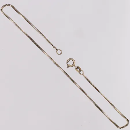 Vristlänk Pansar längd 24cm, bredd 1mm defekt lås silver 925/1000 Vikt: 1,4 g