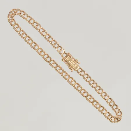 Armband 18,5cm bredd:3,9mm Bismarck 18K 5,0g.