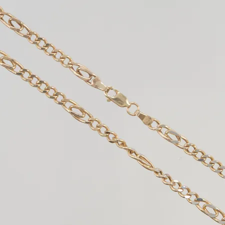 Kedja 52cm bredd:4mm, ihålig 14K 9,3g.