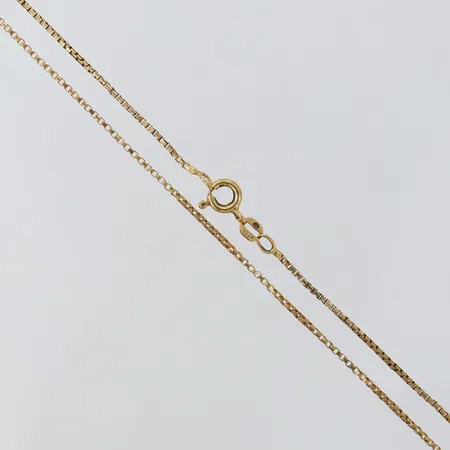 Kedja rundad Venezia längd 48,5cm bredd 1,2mm 18K. Vikt: 4,4 g
