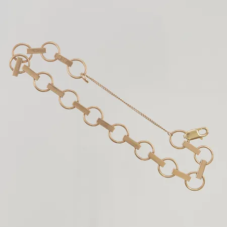 Armband 21,5cm bredd:10,5mm 18K 22,4g.