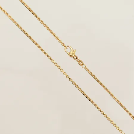Kedja Ankar 69,5cm bredd 2,1mm 18K Vikt: 12,8 g